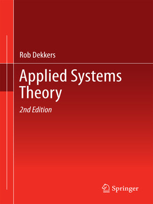 cover image of Applied Systems Theory